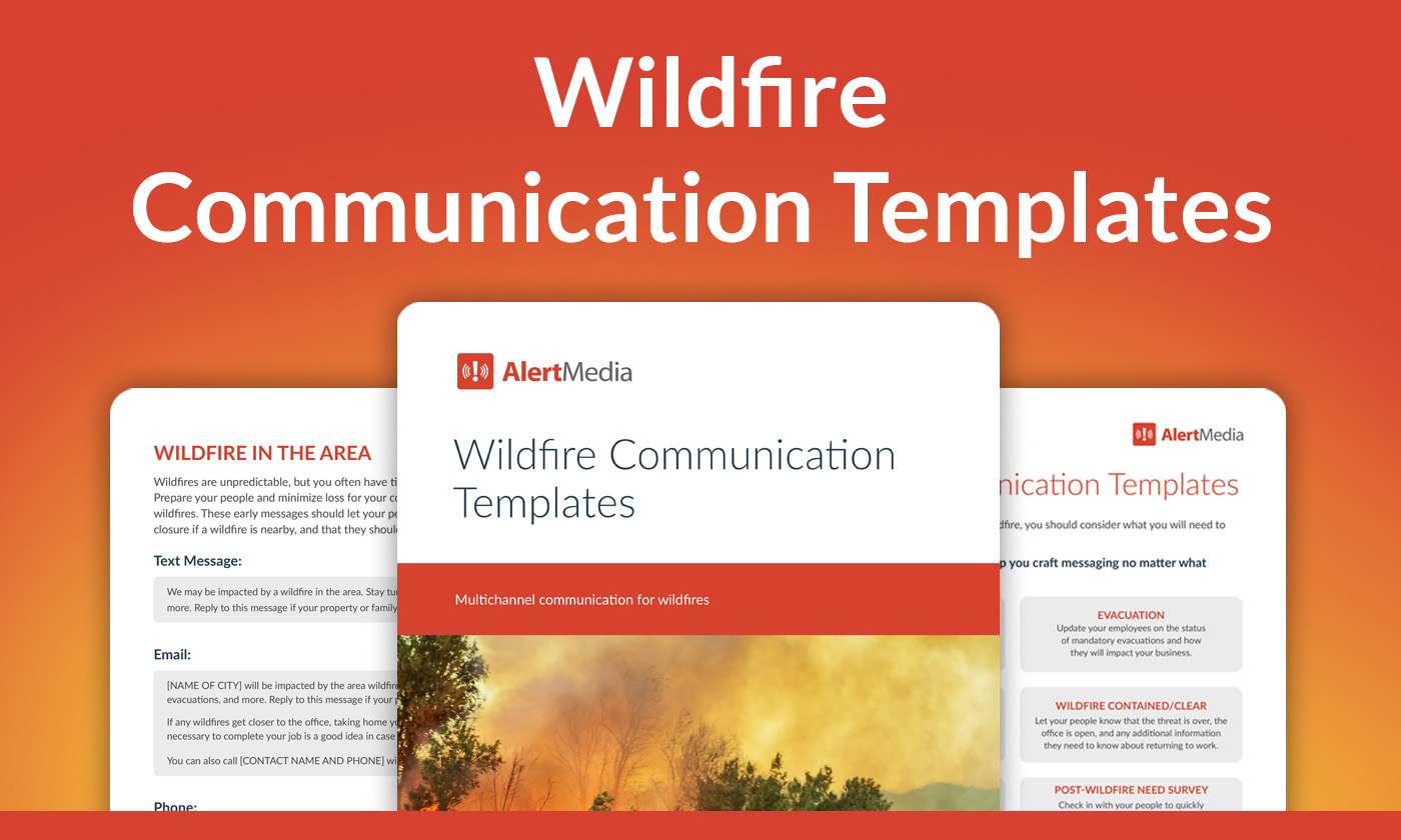 Wildfire Communication Templates