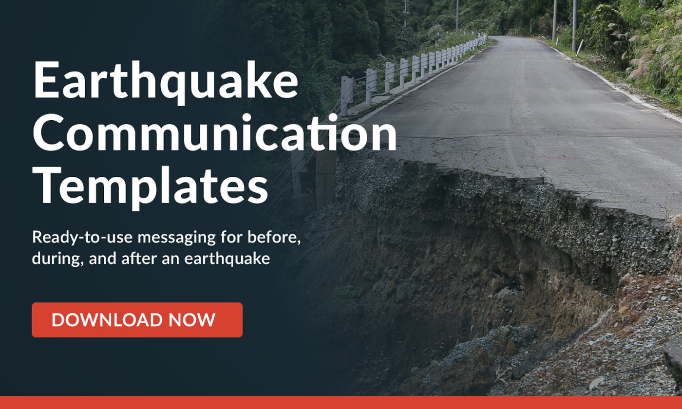 Earthquake Communication Templates