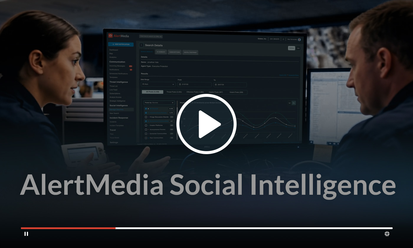 AlertMedia Social Intelligence